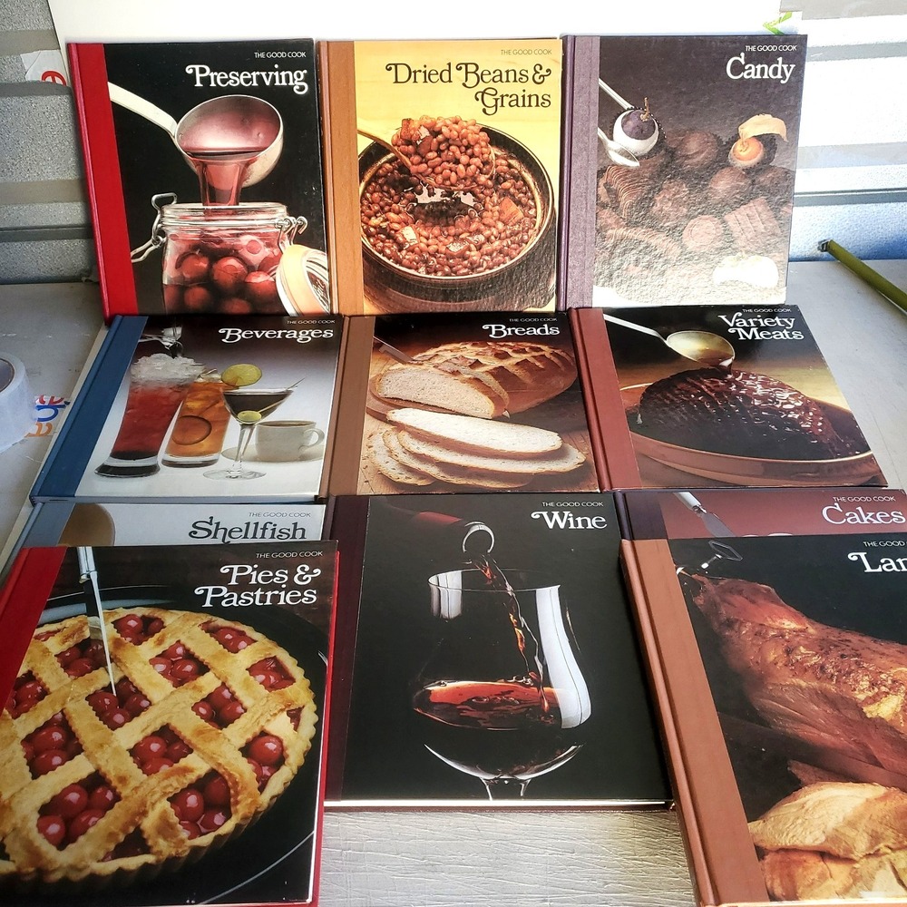 Vintage Time Life The Good Cook Series Lot of 11 Hardcover Cookbooks NOS Mint